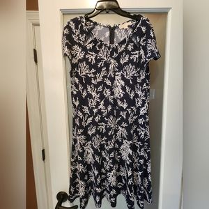 Michael Kors dress blue and white Size XL